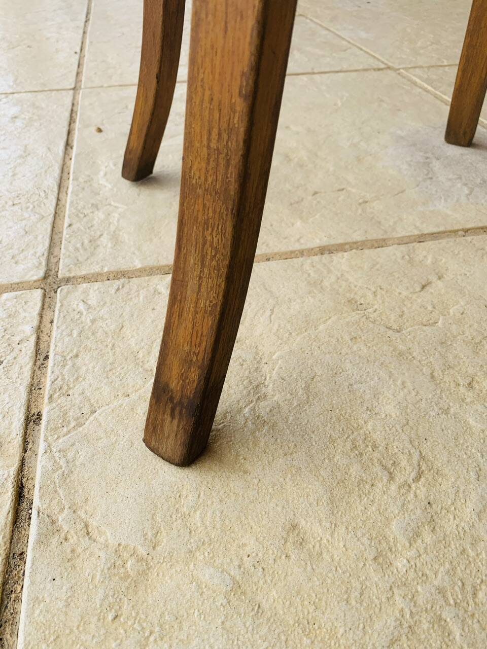 Curved Wood Stool Vintage, Baumann, Circa 1950s/1960s