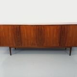 Vintage Scandinavian enfilade by Danish designer Arne Vodder in rosewood.