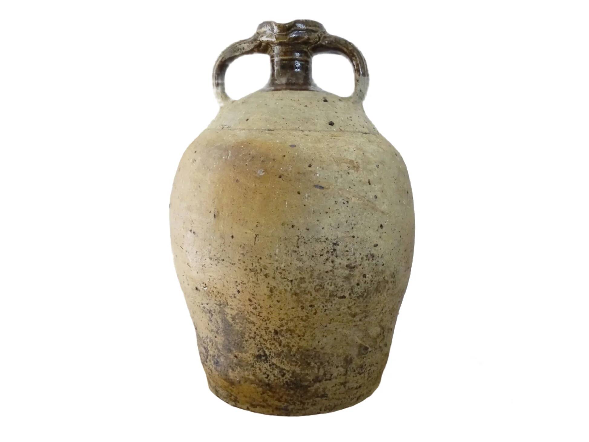 Pichet en céramique ancienne française