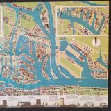 Map of Hamburg Harbour year 60