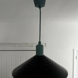 Industrial pendant light in enamelled sheet metal