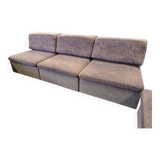 7-piece vintage modular sofa / living room / sofa