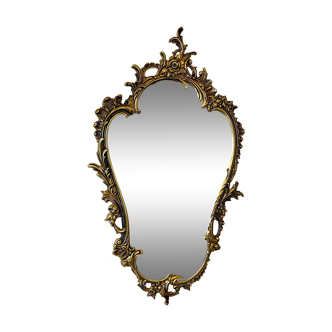 Classic gold brass mirror