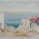 Janick lederle: on the greek island, original signed lithograph