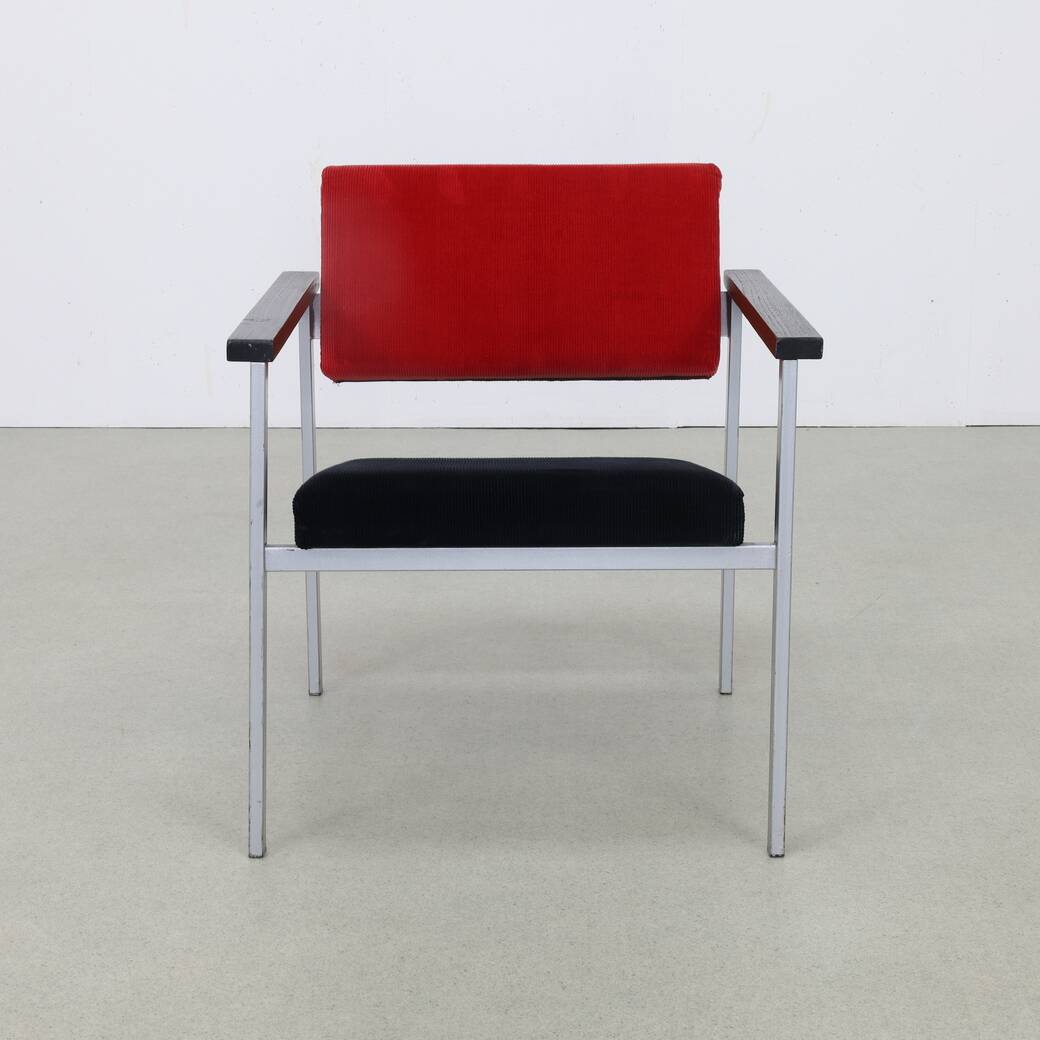 Paire de fauteuils minimalistes hollandais, années 1960
