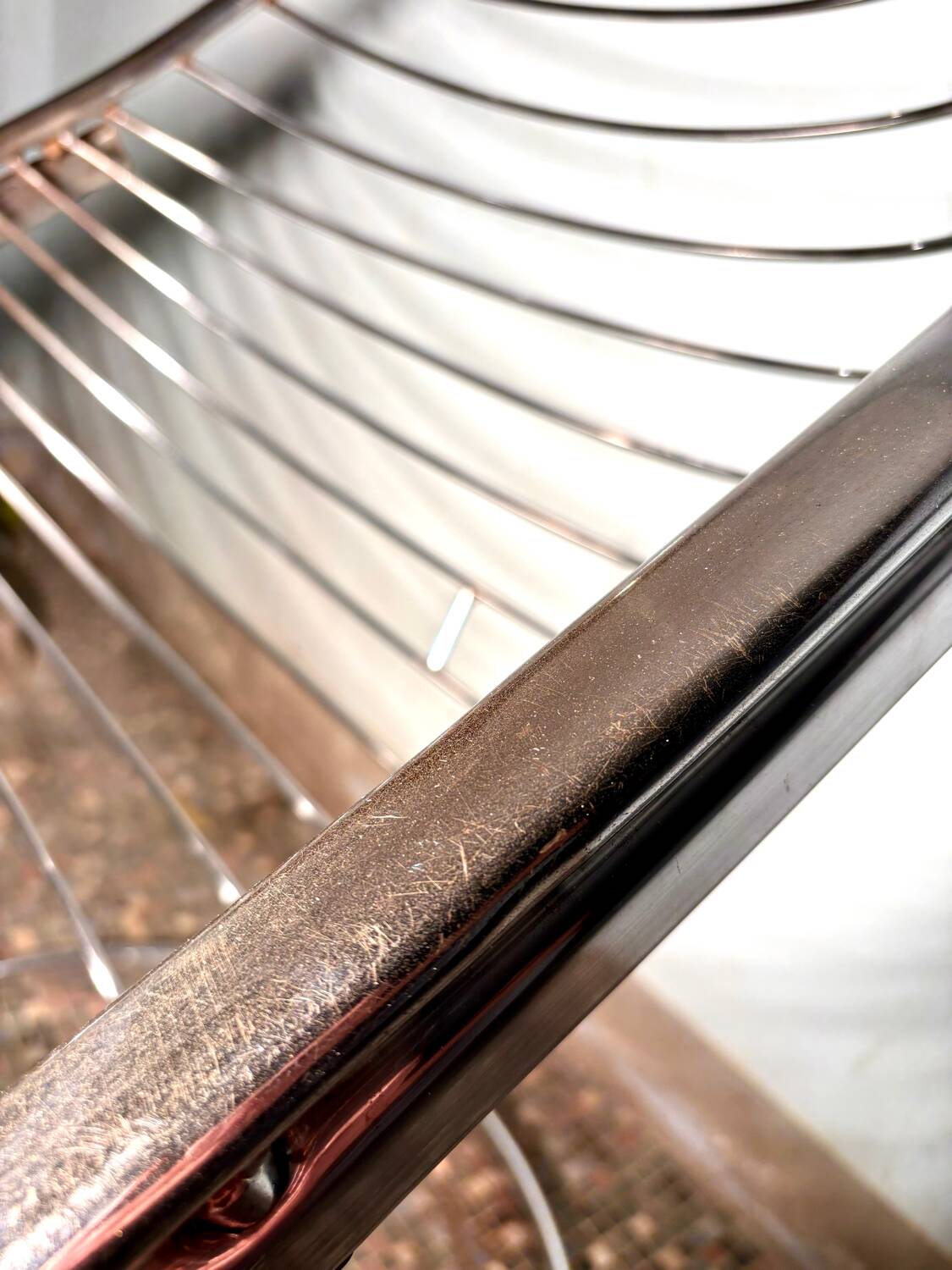 Gastone Rinaldi chrome armchair