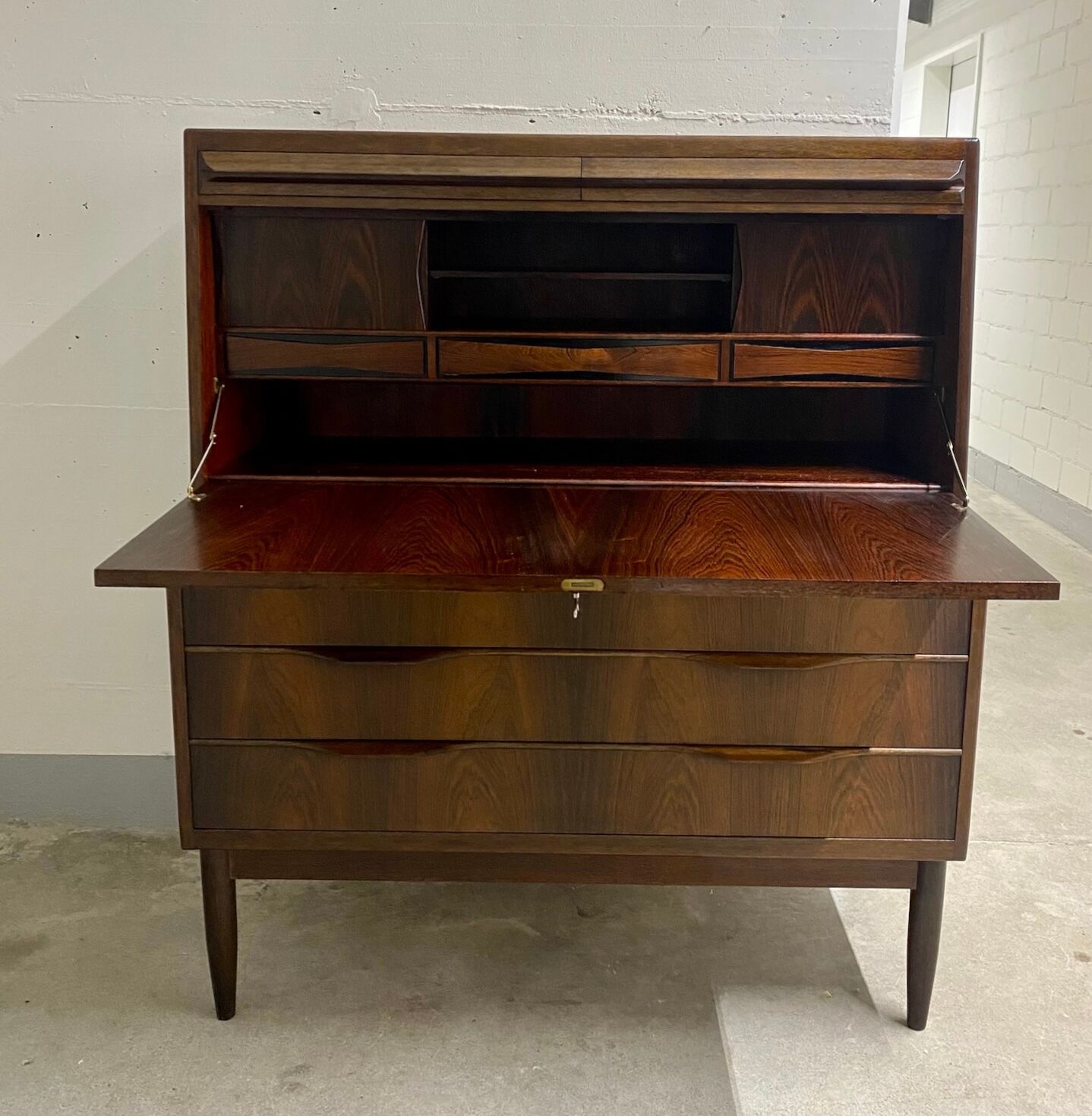 Palisander Bureau by Erling Torvits, 1960s Denmark