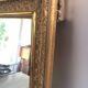 Mirror/Frame Barbizon/Wood&Stucco gilded with fine gold/XIXth