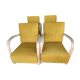 Set of 2 bridge armchairs