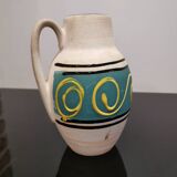 Ceramic W. Germany 474-16 small pitcher vase Retro design vintage 60/70