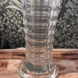 Vintage clear glass vase