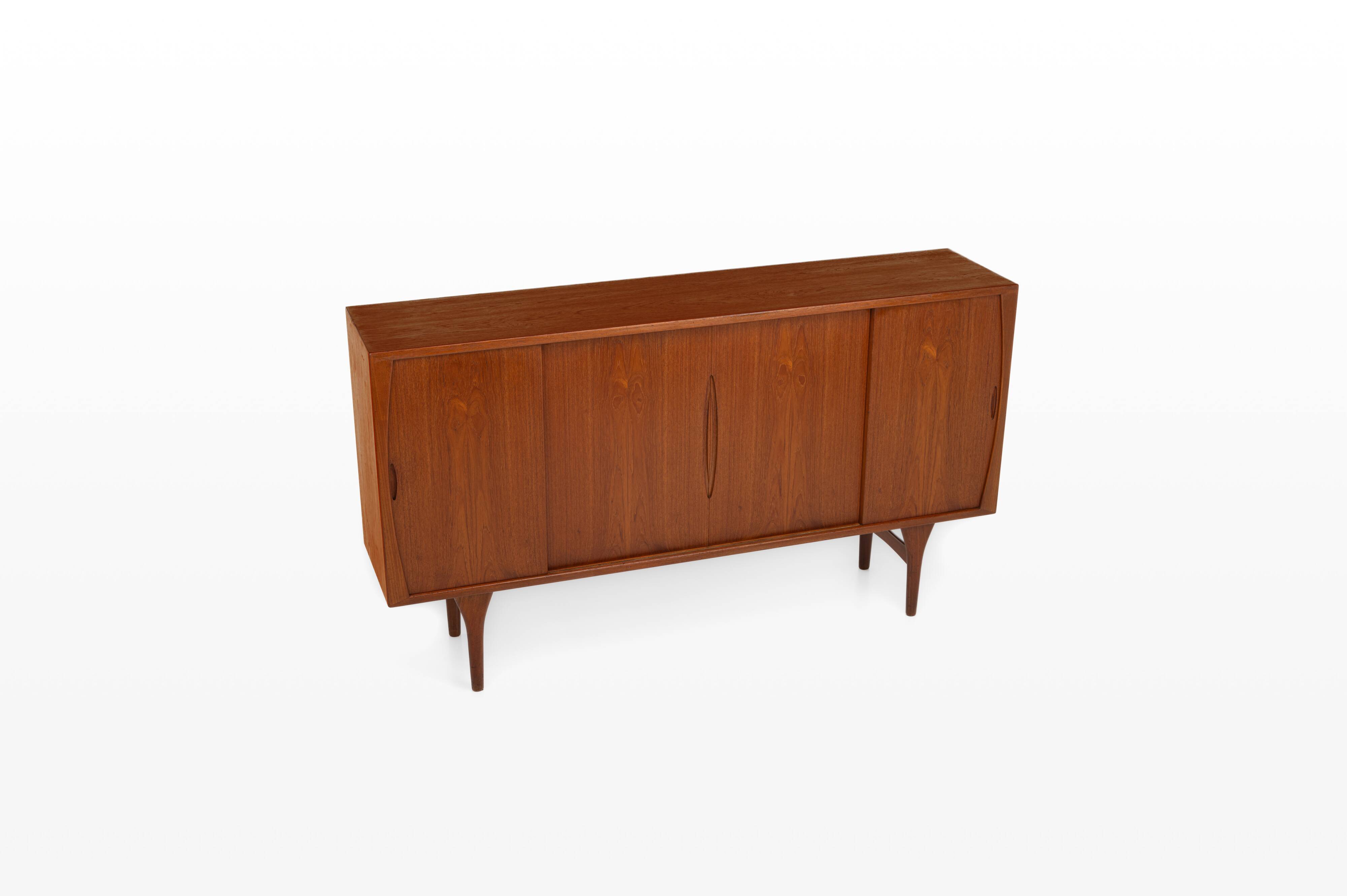 Sideboard in Teak and Oak by Henning Kjaernulf for Bruno Hansen, 1960s