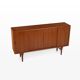 Buffet en teck et chêne par Henning Kjaernulf pour Bruno Hansen, années 1960