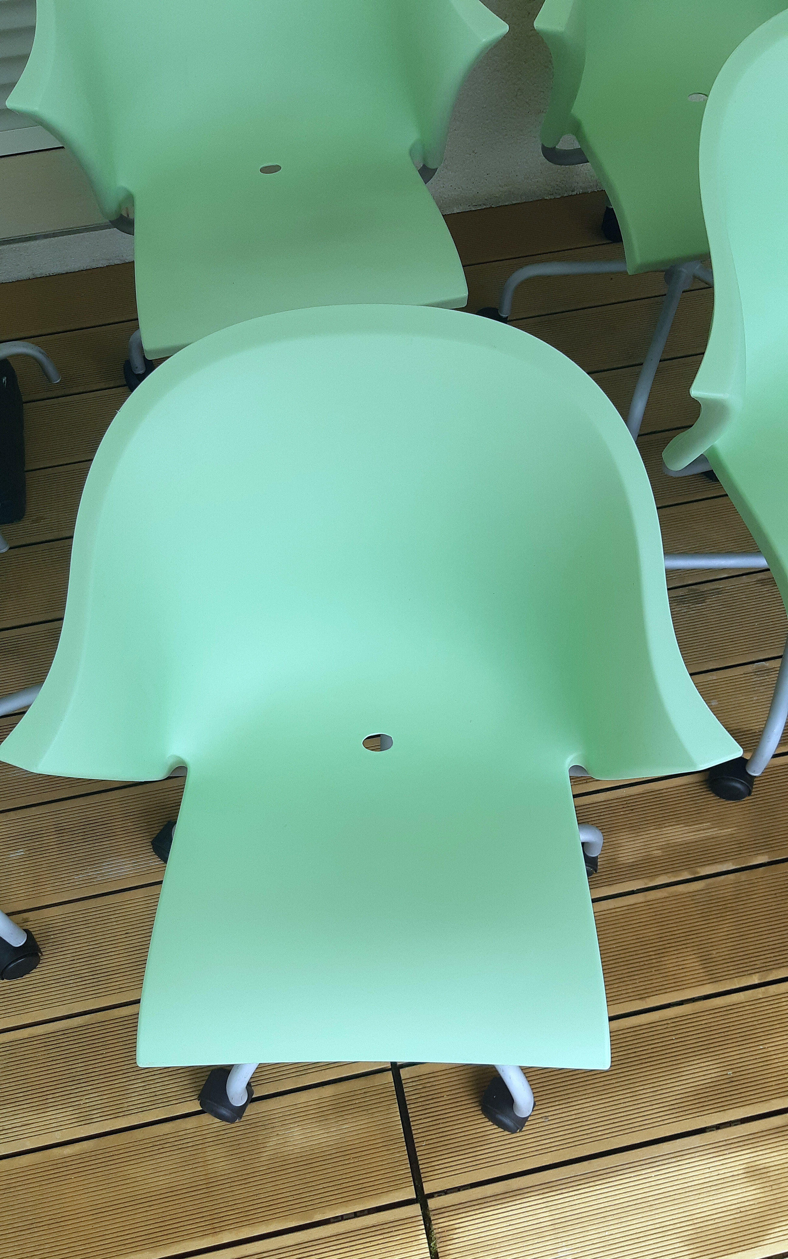 Series of 8 designer armchairs “Bla bla bla” Marco Maran