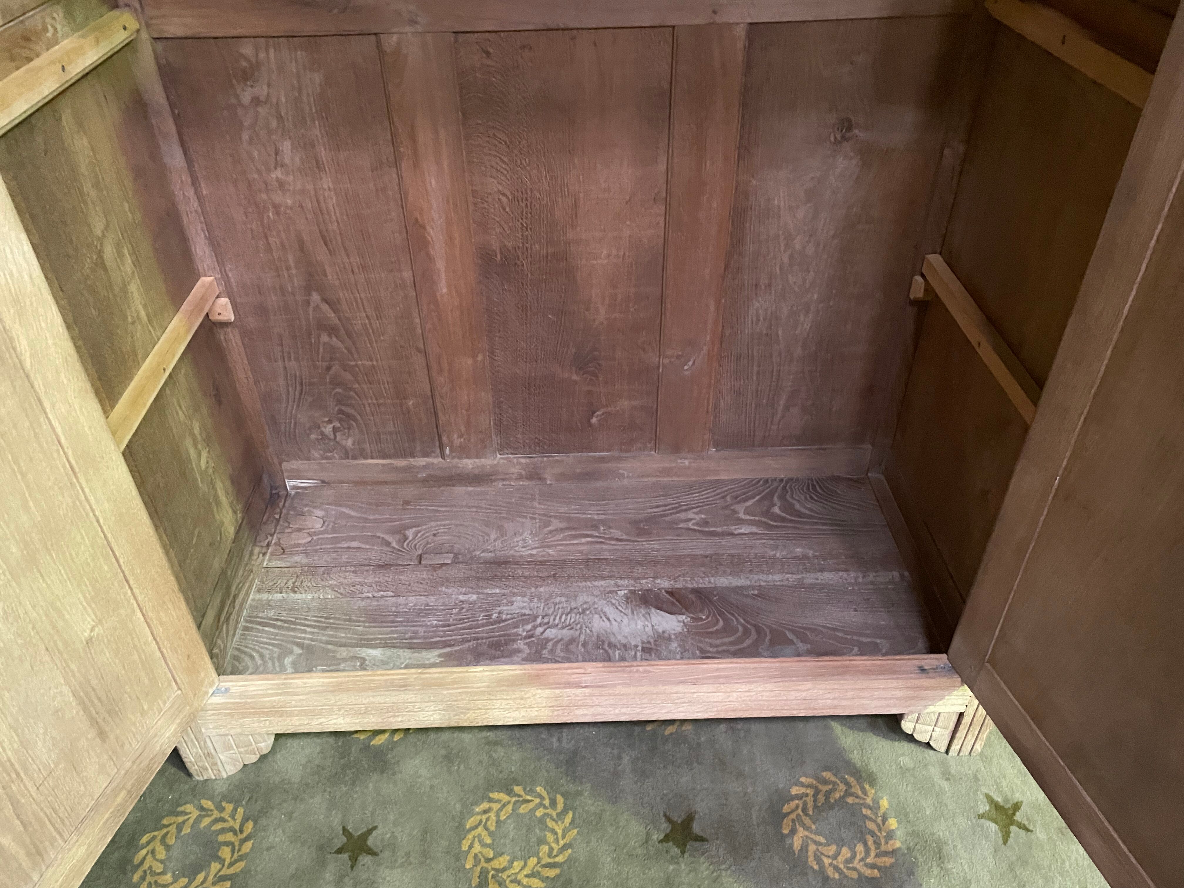 Wardrobe -Art Deco solid oak