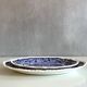 2 plats de service Mason’s Vista Blue – Faïence anglaise bleue et blanche