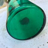 Bocal en verre vert