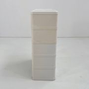 White cabinet model "4964" by Olaf Von Bohr for Kartell, 1970