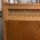 Vintage wooden and rattan secretary