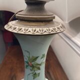 Pair of 19th century porcelain lamps
