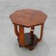 Octagonal Art Deco side or coffee table in wood, France 1920s