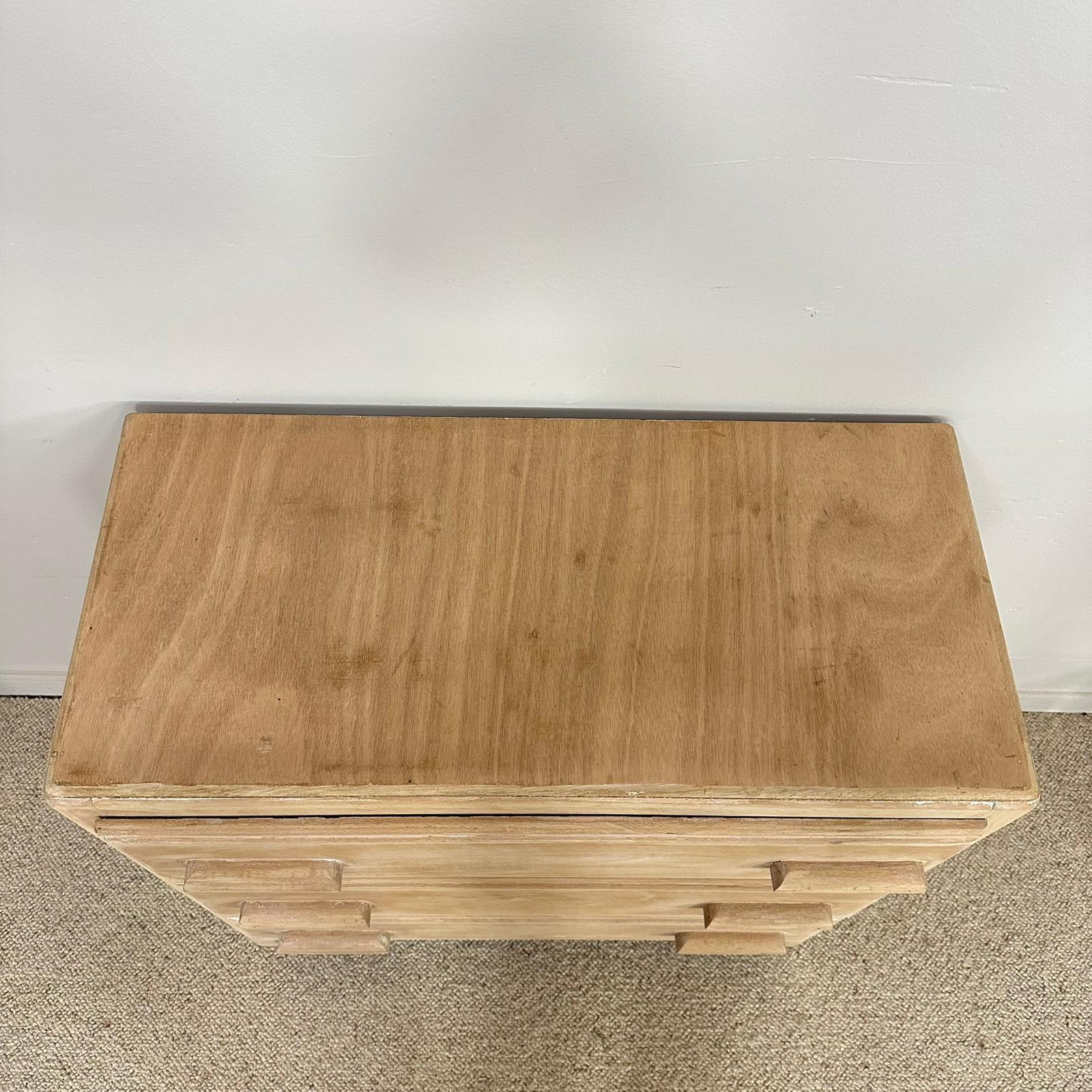 Vintage beech chest of drawers