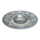 Engraved glass cup