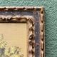 Reproduction Braun & Cie, Saint Francis of Assisi, carved wooden frame