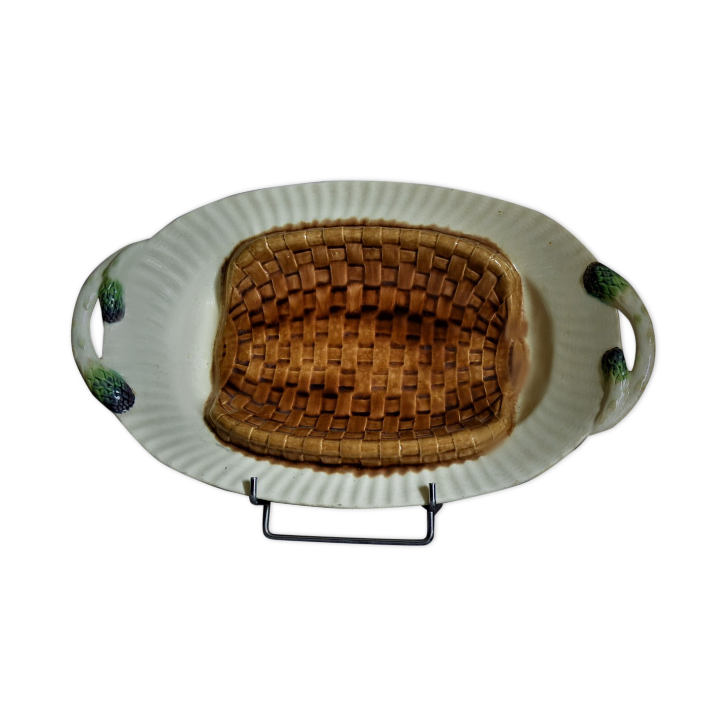 Barbotine asparagus dish