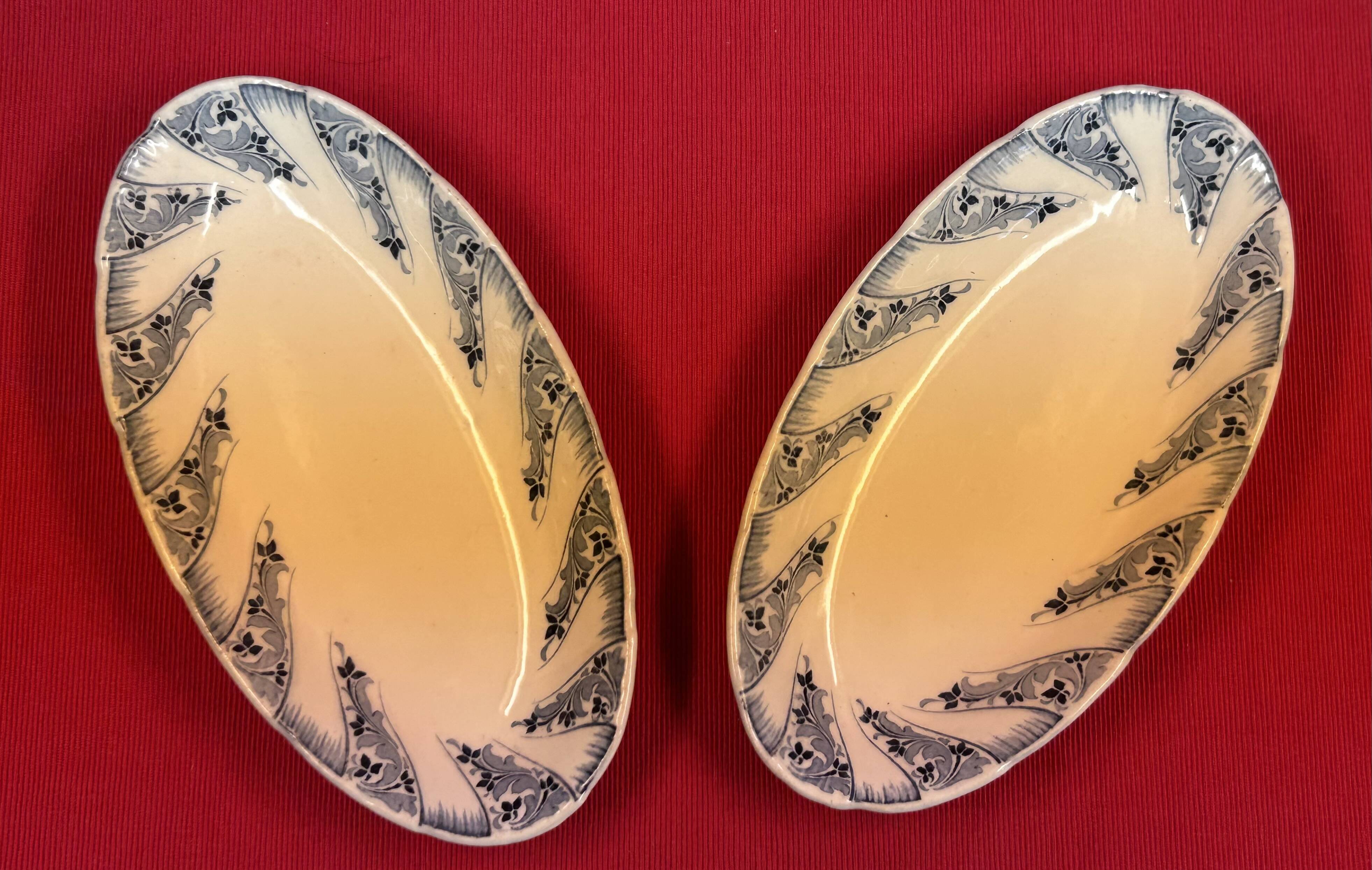 Two Lunéville Earthenware Dishes