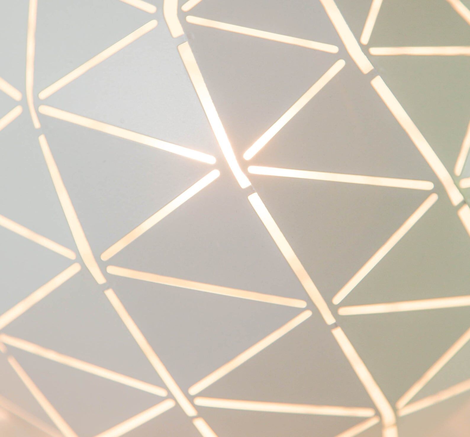 Modernist table lamp vintage white metal sphere 90s