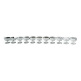11 France Arcoroc footed bowls