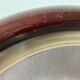 Oval mahogany antique picture frame large