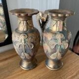 Pair of vintage Asian vases