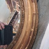 Louis Philippe Oval Mirror 82 x 72