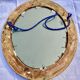 Old Oval Wall Mirror in Gilded Wood late nineteenth early twentieth