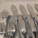 12 fish cutlery pieces, 24 pieces, silver-plated metal, Ercuis Fontenoy silversmith