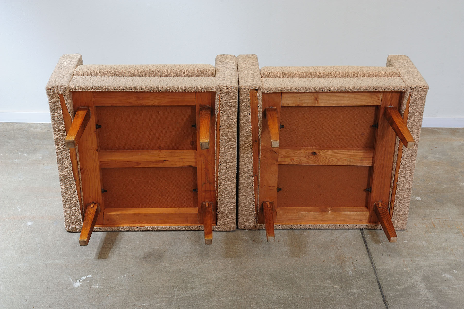 Pair of armchairs 1970s Czechoslovakia