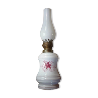 Vintage ceramic kerosene lamp