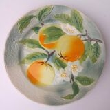 Old barbotine plate, St Clément factory