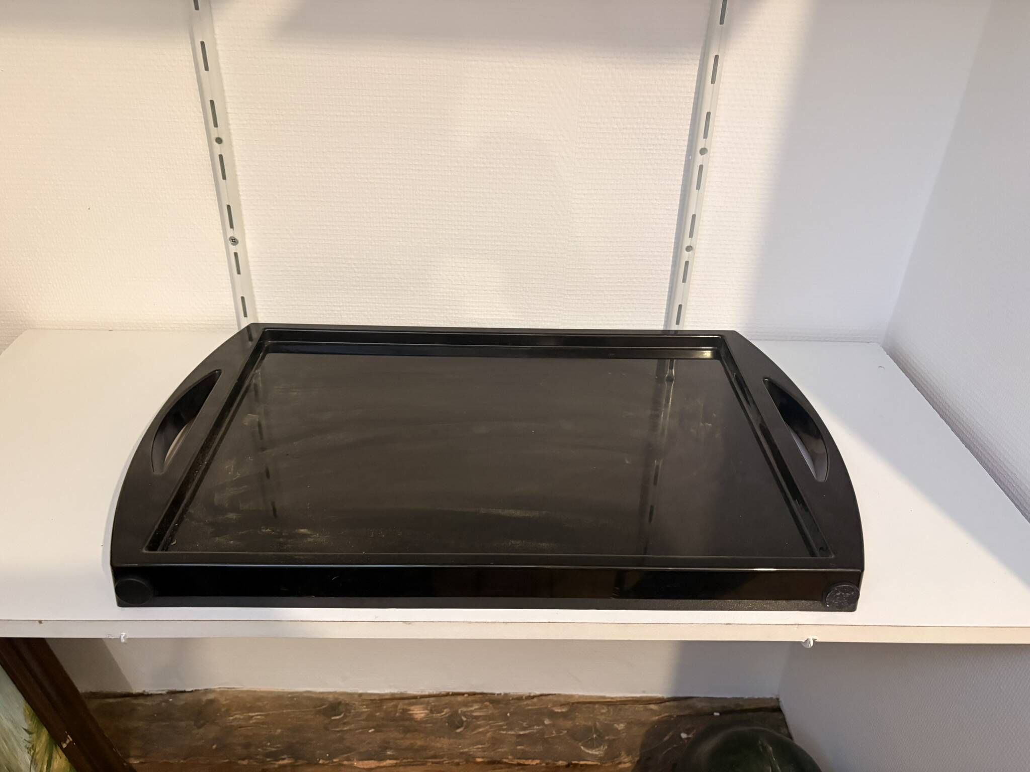 Vintage Brown Smoke Folding Tray Table