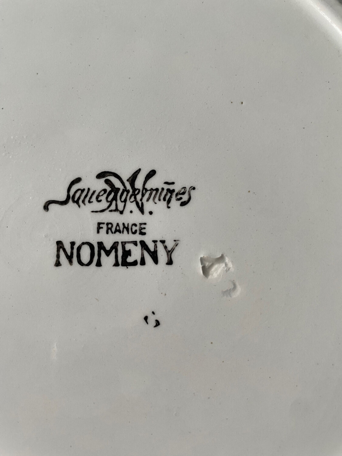 Vintage Sarreguemines dish