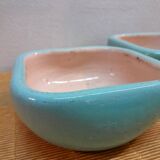 Pair of Keramos Sèvres ceramic pocket trays