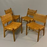 4x Hans Wegner Dining Chairs Model CH-31