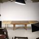 Table a rallonge pied compas