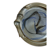 Ceramic large decorative plate