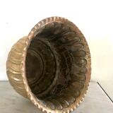 Vintage brass pot cover