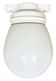 Vintage Porcelain Ceiling Light with Milk Glass , 1950s