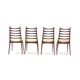 Série de 4 chaises vintage