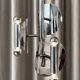 1970s Space Age chrome chandelier – 3 lights